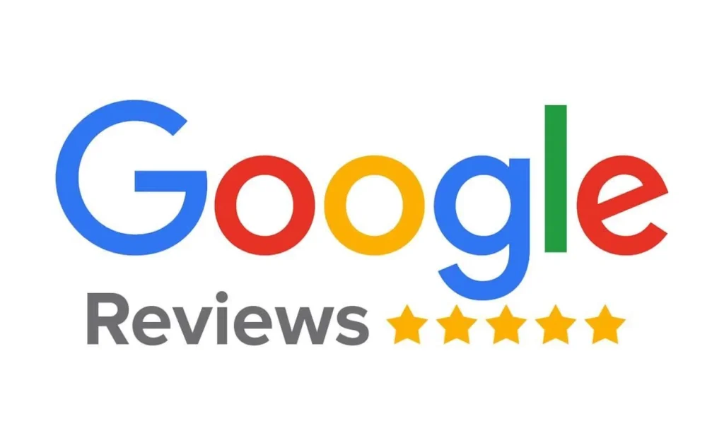 Google Reviews five star rating badge