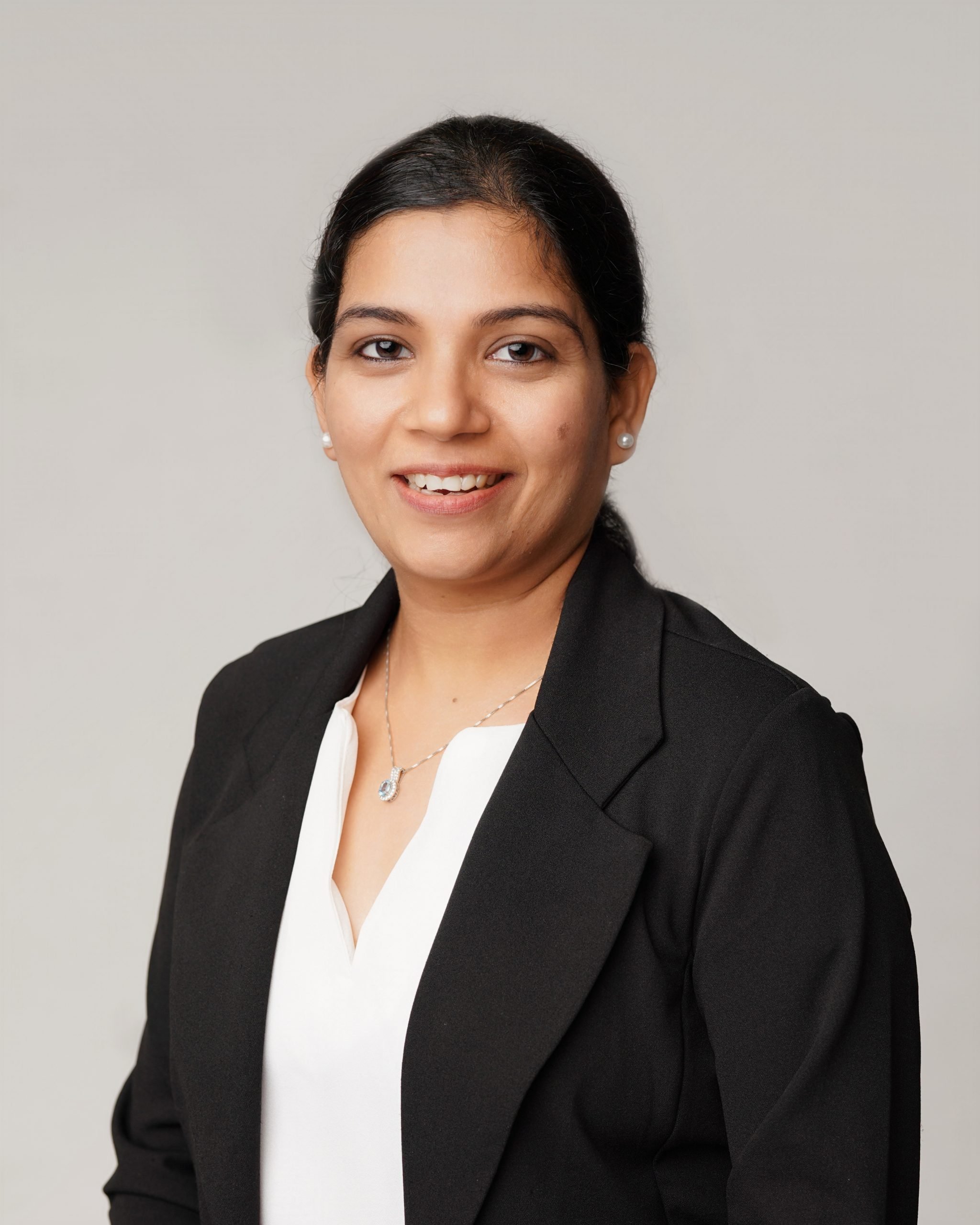 Professional attorney in business attire